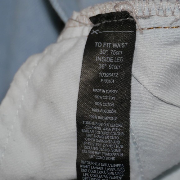 Asos Tall Ripped High Rise Mom Jeans Size W30L36 - Picture 12 of 12